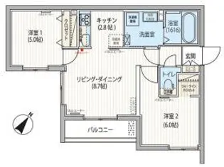 北海道札幌市西区発寒七条11丁目【マンション】の間取り