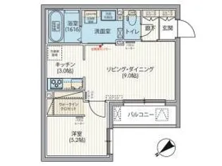 北海道札幌市西区二十四軒二条6丁目【マンション】の間取り