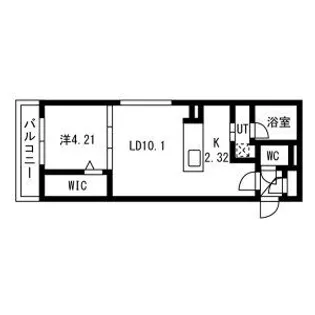CAVATINA(カヴァティーナ)【205号室】の間取り