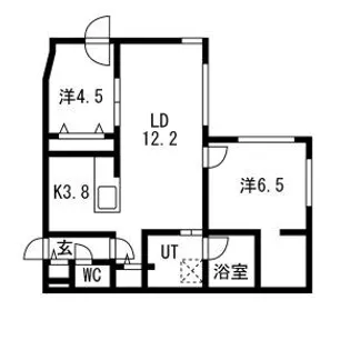 SORANO麻生(ソラノあさぶ)【2階】の間取り
