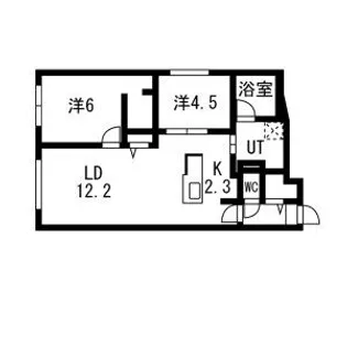 SORANO麻生(ソラノあさぶ)【205号室】の間取り