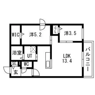 PRECIOUS HASSAMUーMINAMI【206号室】の間取り