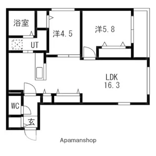 LUMIERE KOTONI(ルミエールコトニ) 仮)GA−琴【2階】の間取り