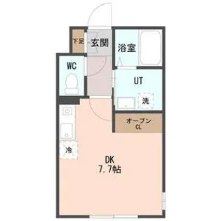 COFFRET(コフレ)西町北【4階】の間取り