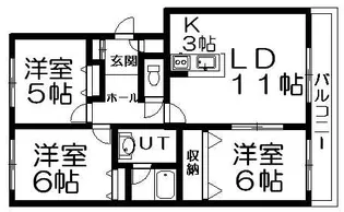 ヴァルムセピア【401号室】の間取り