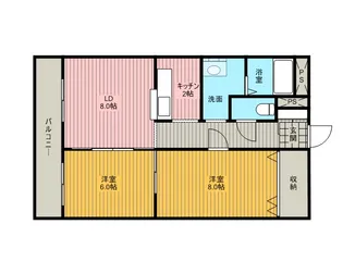 シャルル壱番館【302号室】の間取り