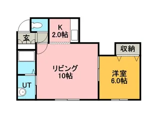 サンコート富丘Ⅱ【101号室】の間取り