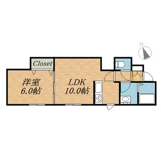 REST HILLS白石駅 A棟【3階】の間取り