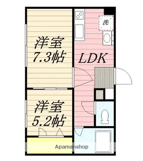 北海道札幌市南区澄川四条2丁目【マンション】の間取り