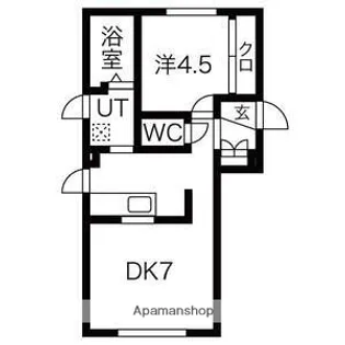 美川ハイツ7【107.号室】の間取り