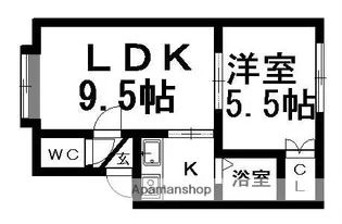 ビクターハイムⅢ【3階】の間取り