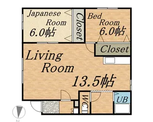 ファミーリエF【101号室】の間取り