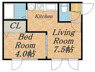 モニカヴェルテ【00203号室】の間取り