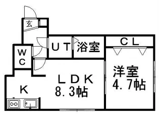 ヴィラメゾン菊水6条【2階】の間取り