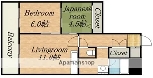 信和リッチ【3階】の間取り