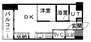 パークヒル厚別Ⅱアドニス【317号室】の間取り