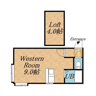 AMSスズラン【205号室】の間取り