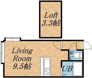 クレドール月寒【205号室】の間取り