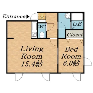 エストール1【302号室】の間取り