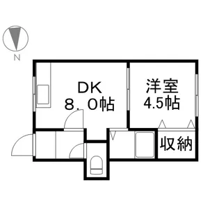 フォースⅠ【3階】の間取り