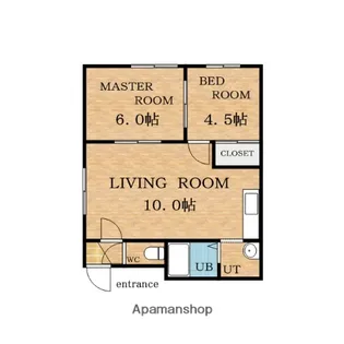 シャレード藤M【2階】の間取り