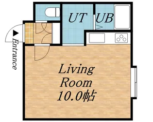 グリュスゴット南郷【301号室】の間取り