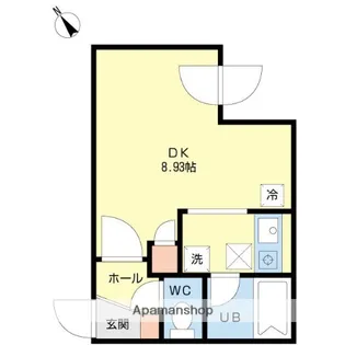 スタンホープ白石【2階】の間取り