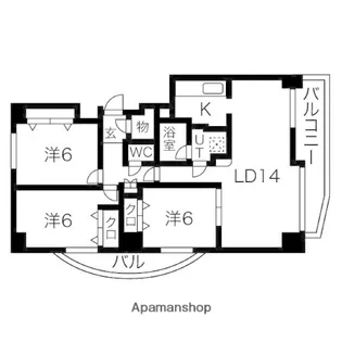 プレインアヴェニュー【705号室】の間取り