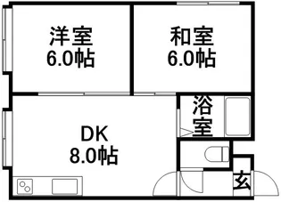 タウニーハイム【103号室】の間取り