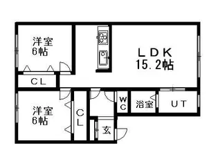 岩泉ハウスA【102号室】の間取り