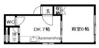 コーポ7【202号室】の間取り