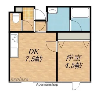 マンション・エムツー【202号室】の間取り
