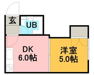ノースコート白石【503号室】の間取り