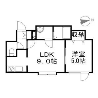 レジデンスエルシエーロ【103号室】の間取り