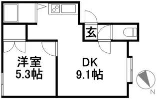 トマトハイツ【202号室】の間取り