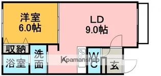 ウエストコート福住【3階】の間取り