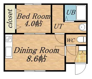 ブランシャール豊平公園【3階】の間取り