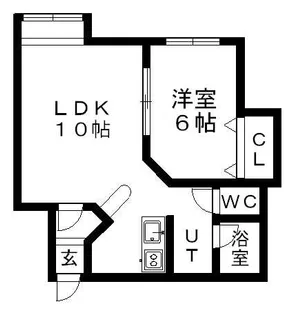 シャネルホームひばりヶ丘【402号室】の間取り