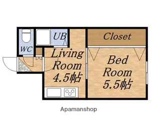 サニープレイス南郷18【403号室】の間取り