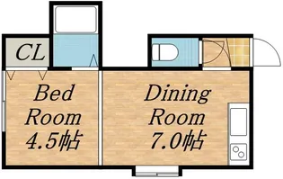 サンピア福住1ー3【302号室】の間取り
