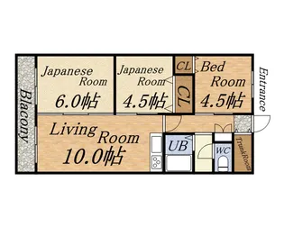 タケダビル【305号室】の間取り
