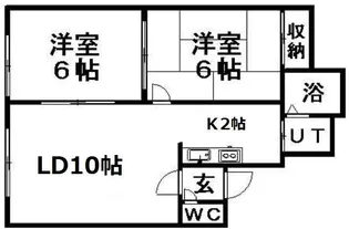 ファミール4.7【203号室】の間取り
