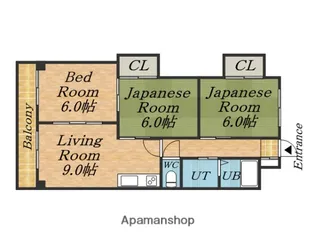 エスアイマンション【505号室】の間取り