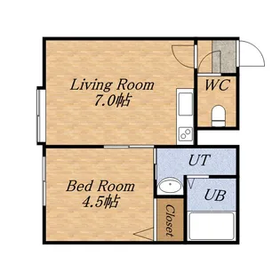 クリエイト栄通【2階】の間取り