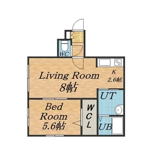 グランメール本郷通11北【1階】の間取り