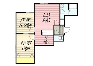 ビックウエストⅠ【102号室】の間取り