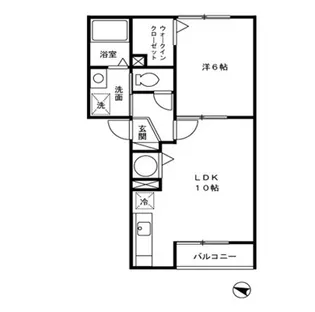 あにまるスクエア 四号館【102号室】の間取り