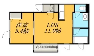 クレア6・5【2階】の間取り