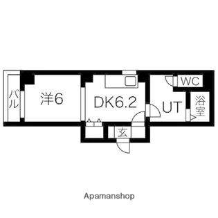 NIPPO CORE 月寒中央【102号室】の間取り