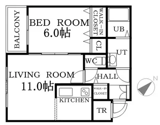 ラルゴ・レジデンス【2階】の間取り